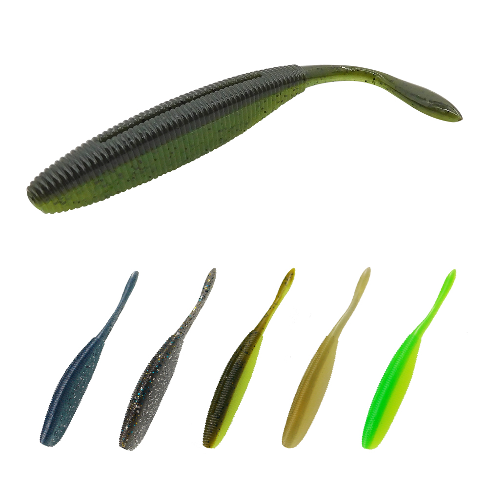 Fishing Lure Soft Plastic - ESFISHING Drive Shad 100mm 8pcs Pesca