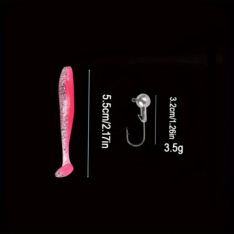 Set of 35 soft bait fishing lu - Fishing Lure Soft Plastic 评论和价格