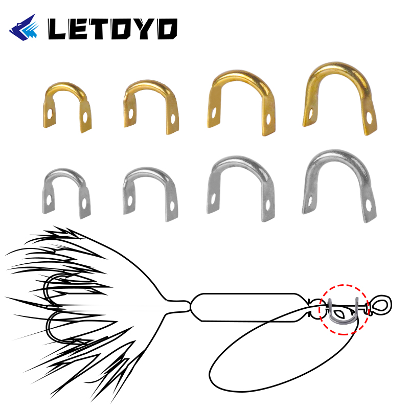 LETOYO 100pcs Folded Clevises  - Fishing Lure Spinner 评论和价格