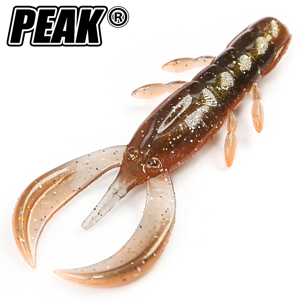 PEAK CRAZY 63mm/2.5in Lobster  - Fishing Lure Soft Plastic 评论和价格