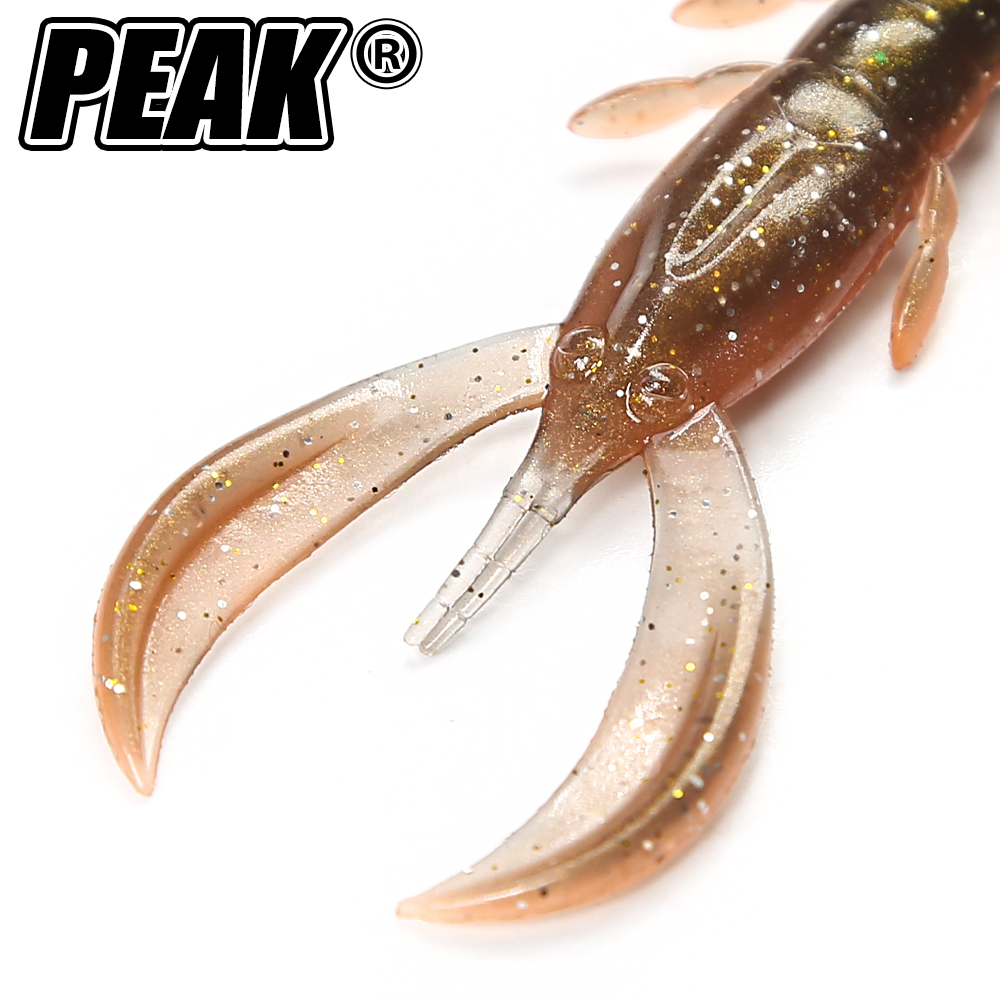 PEAK CRAZY 63mm/2.5in Lobster  - Fishing Lure Soft Plastic 评论和价格