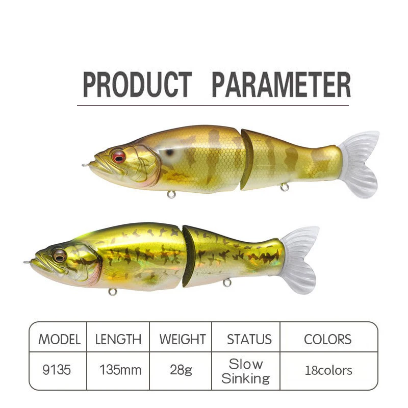 Swimbait Fishing Lure 135mm 31 - Fishing Lure Popper 评论和价格