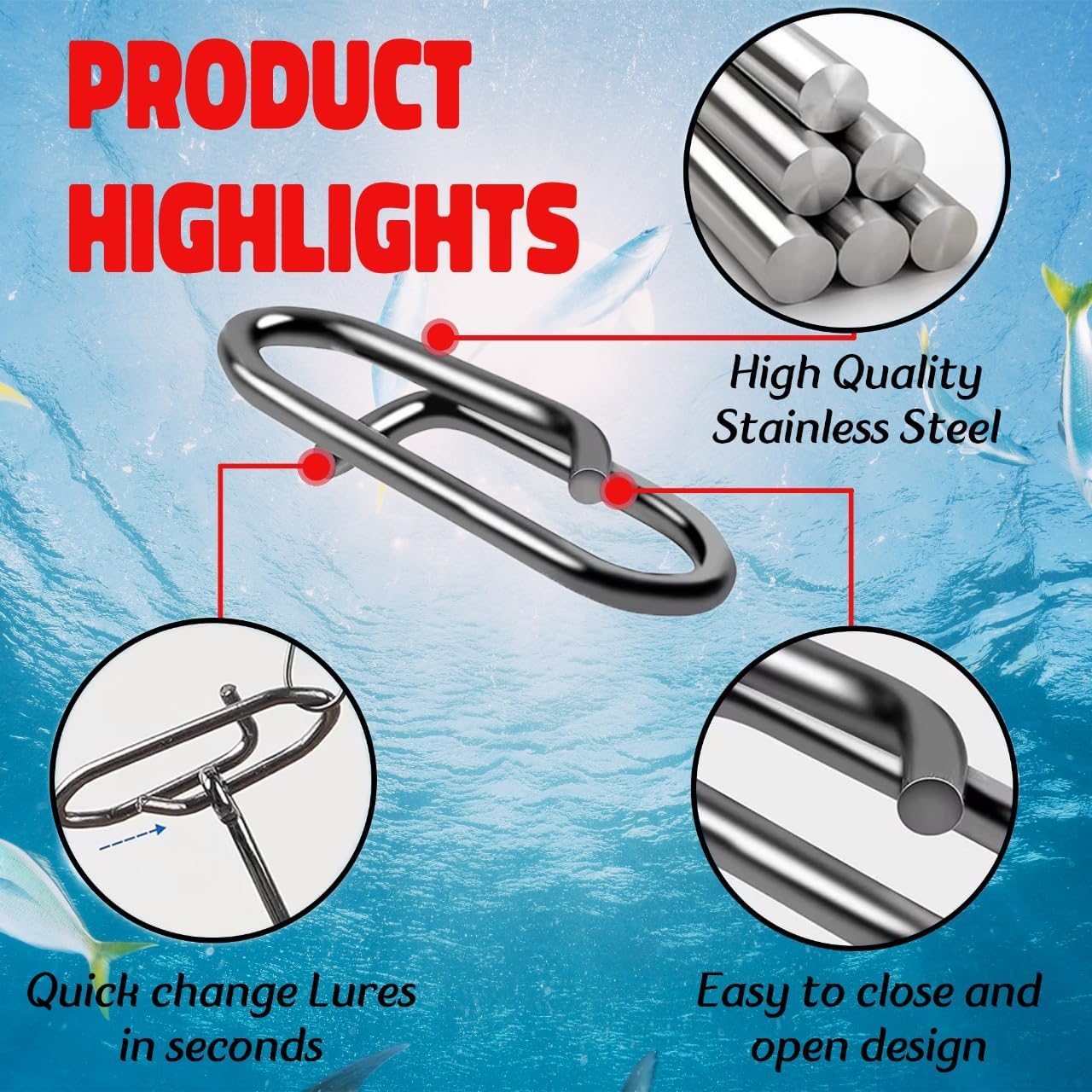 9KM Fishing Snap Kit 110pcs Po - Fishing Lure Making Kit 评论和价格