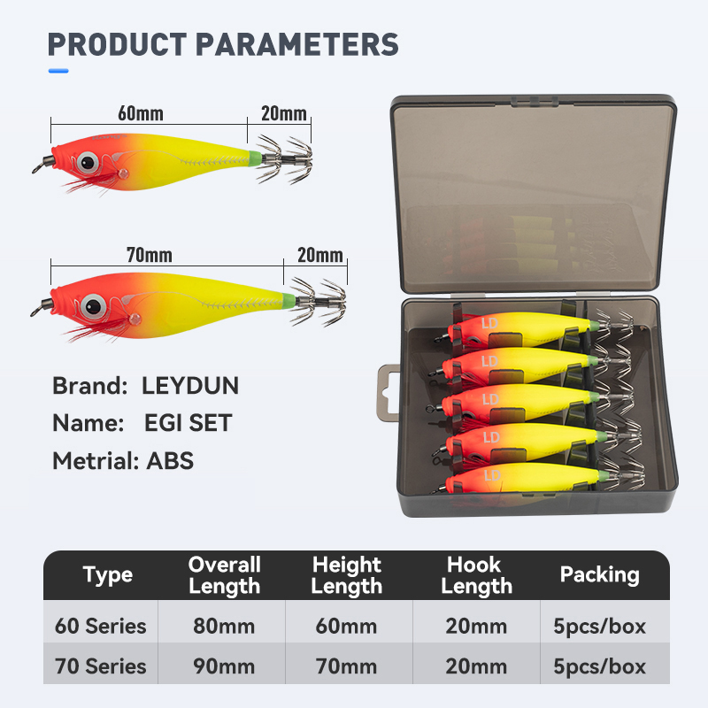 LEYDUN Luminous Horizontal Squ - Fishing Lure Jig 评论和价格