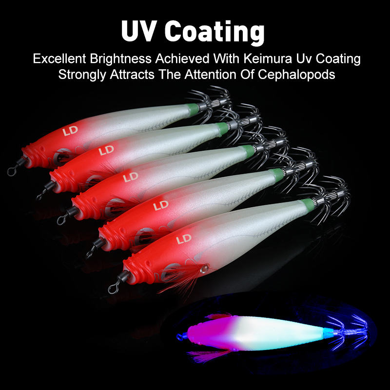 LEYDUN Luminous Horizontal Squ - Fishing Lure Jig 评论和价格