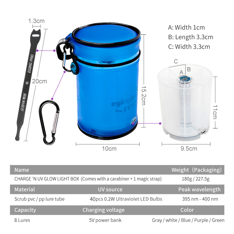 New Fishing Bags Lure UV Glow  - Fishing Lure Jig 评论和价格
