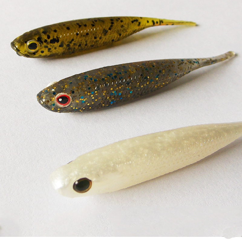 ESFISHING I Glossy Shad 10pcs  - Fishing Lure Soft Plastic 评论和价格