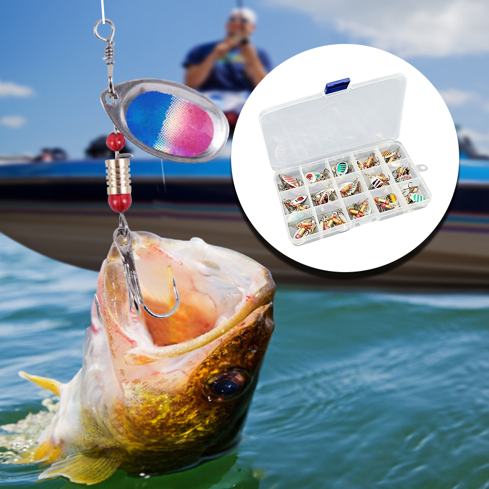 30pcs Metal Spoon Spinner Fish - Fishing Lure Spinner 评论和价格